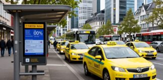 Frankfurts Taxistände: 20 Prozent weniger Fahrten seit Pandemie