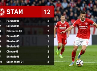 Mainz 05 verliert knapp mit 1:2 gegen Eintracht Frankfurt