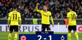 Frankfurts 2:1-Sieg gegen Gladbach sichert Champions-League-Qualifikation