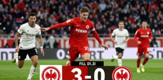 Eintracht Frankfurt dominiert mit 3:0-Sieg gegen FC Augsburg Home