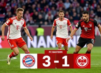 FC Bayern München besiegt Eintracht Frankfurt mit 3:1