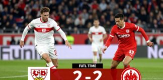 Stuttgart und Frankfurt liefern spannendes 2:2-Unentschieden ab