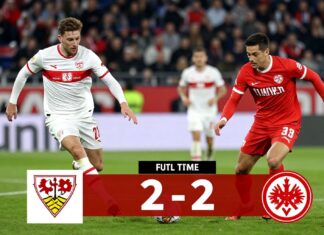 Stuttgart und Frankfurt liefern spannendes 2:2-Unentschieden ab