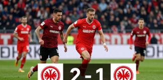Frankfurts 2:1-Sieg gegen Mainz 05 sichert Tabellenspitze