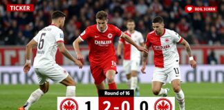 Frankfurts 2:0-Sieg gegen Slavia Prag sichert Achtelfinal-Ticket