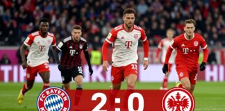 Bayern München empfängt Eintracht Frankfurt mit 2:0-Führung