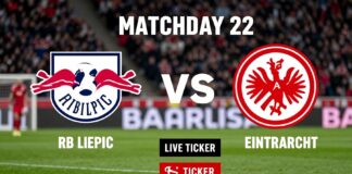 RB Leipzig trifft auf Eintracht Frankfurt: 22. Spieltag der Bundesliga