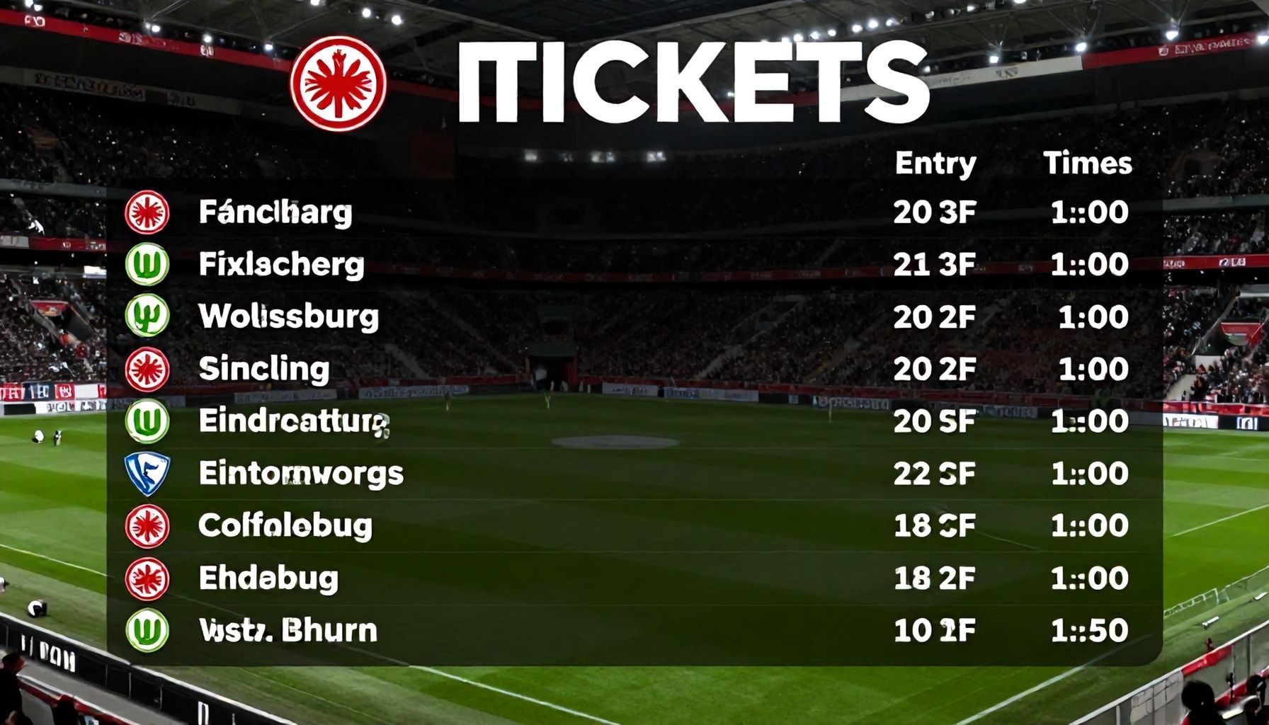 Tickets und Einlasszeiten im Überblick