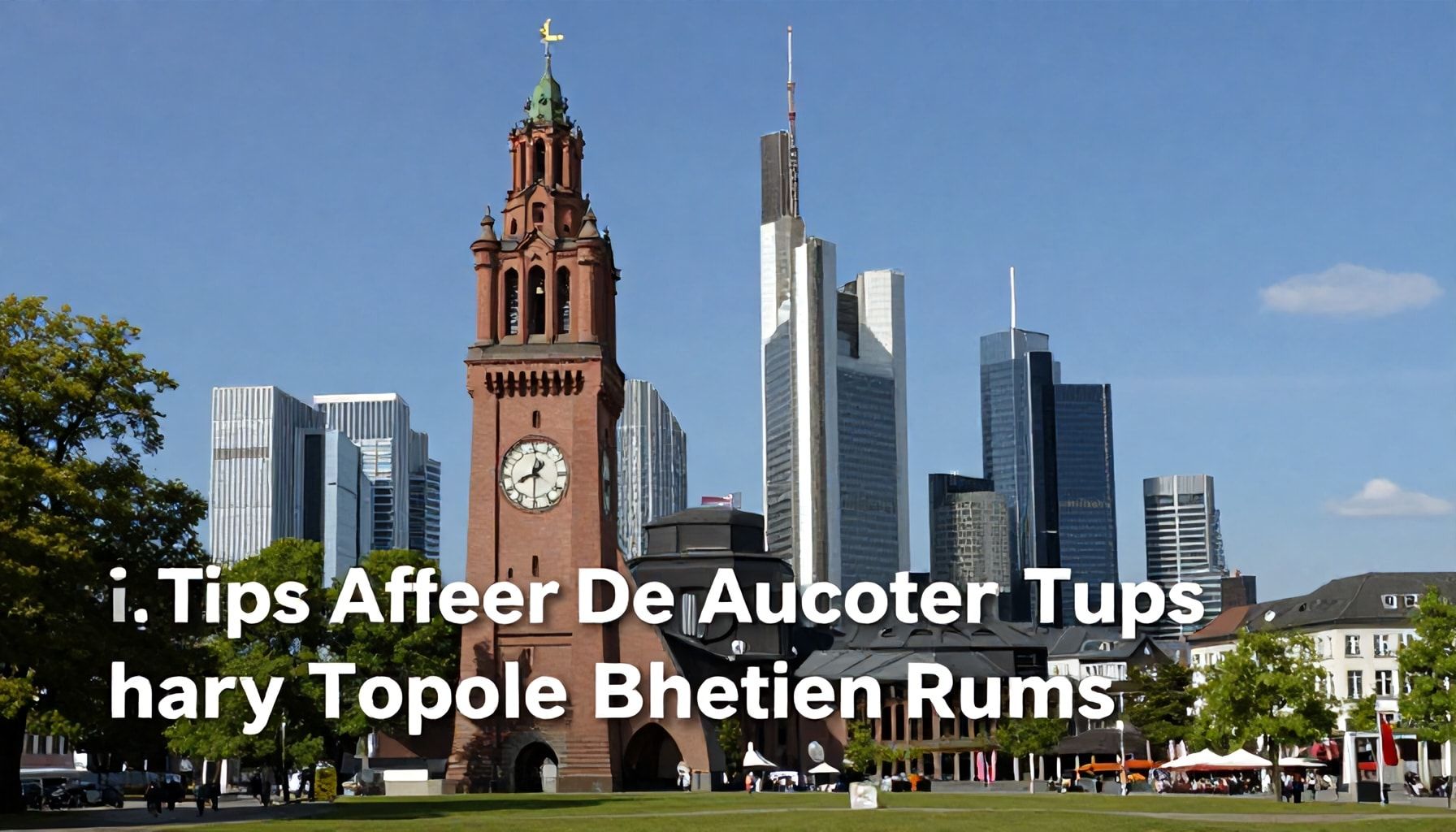 Tipps für Besucher und Touristen