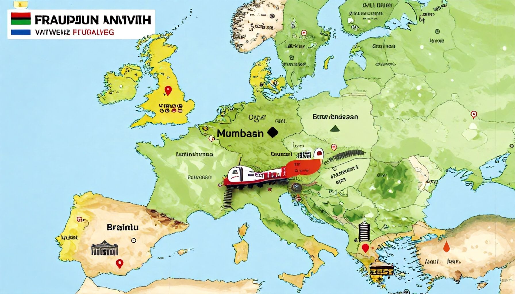 Touristische Attraktionen in der Region