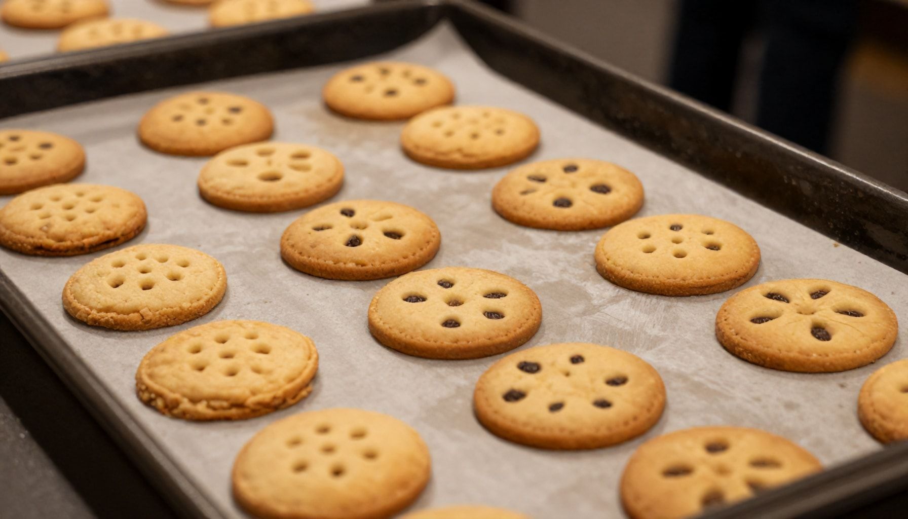 Traditionelles Plätzchen-Backen im Herzen der Stadt