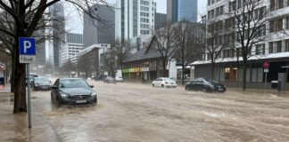 Starkregen flutet Frankfurt: 50 Liter pro Quadratmeter in einer Stunde