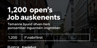 Frankfurts Jobmarkt bietet 1.200 offene Stellen im September