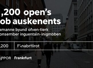 Frankfurts Jobmarkt bietet 1.200 offene Stellen im September