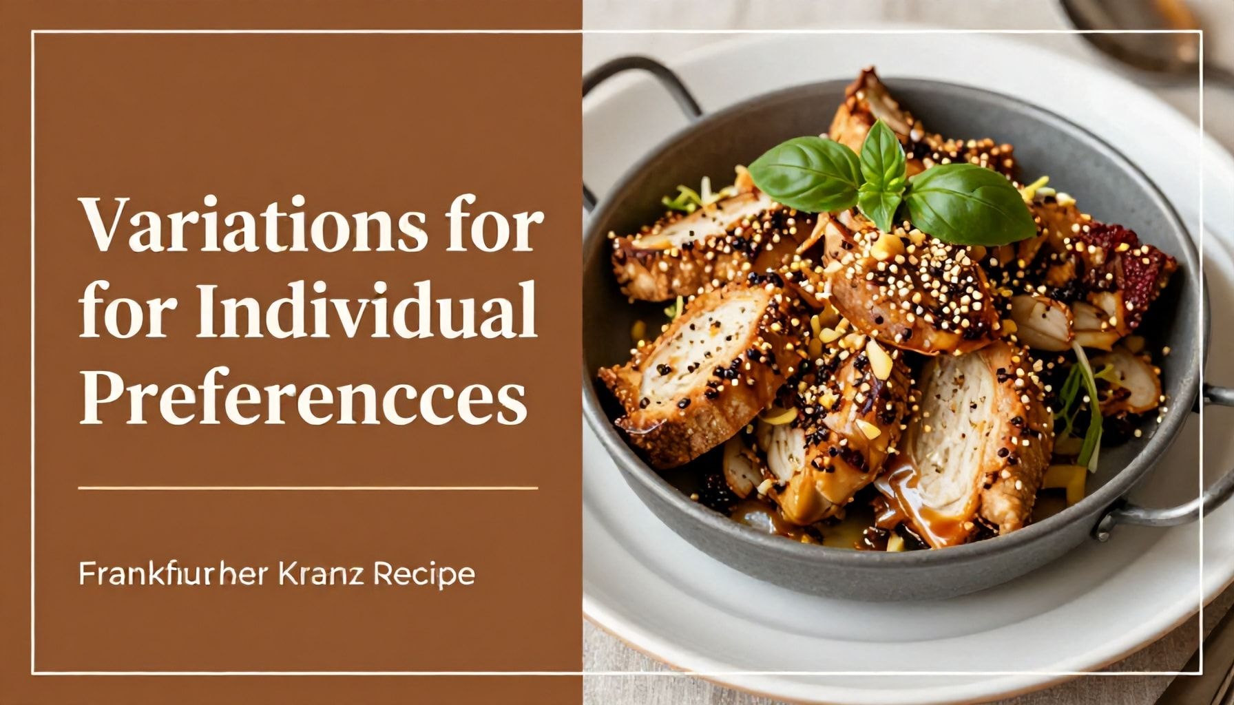 Variationen für individuelle Vorlieben