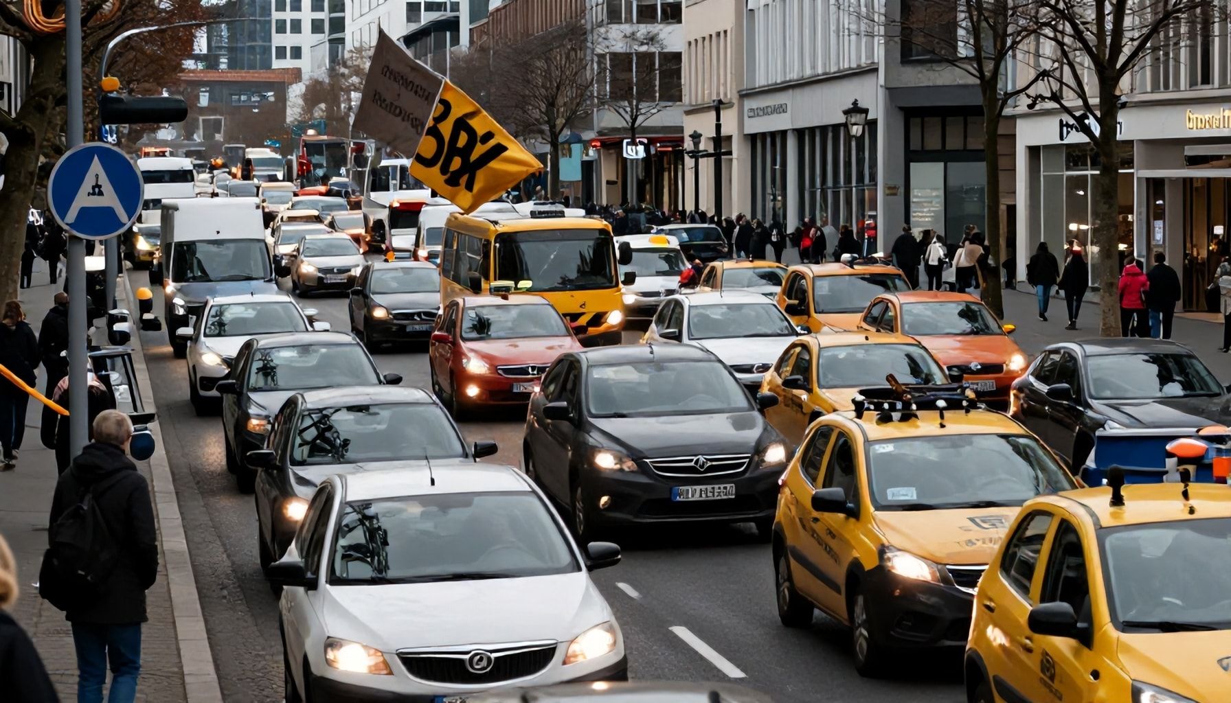 Verkehrschaos und Alternativen