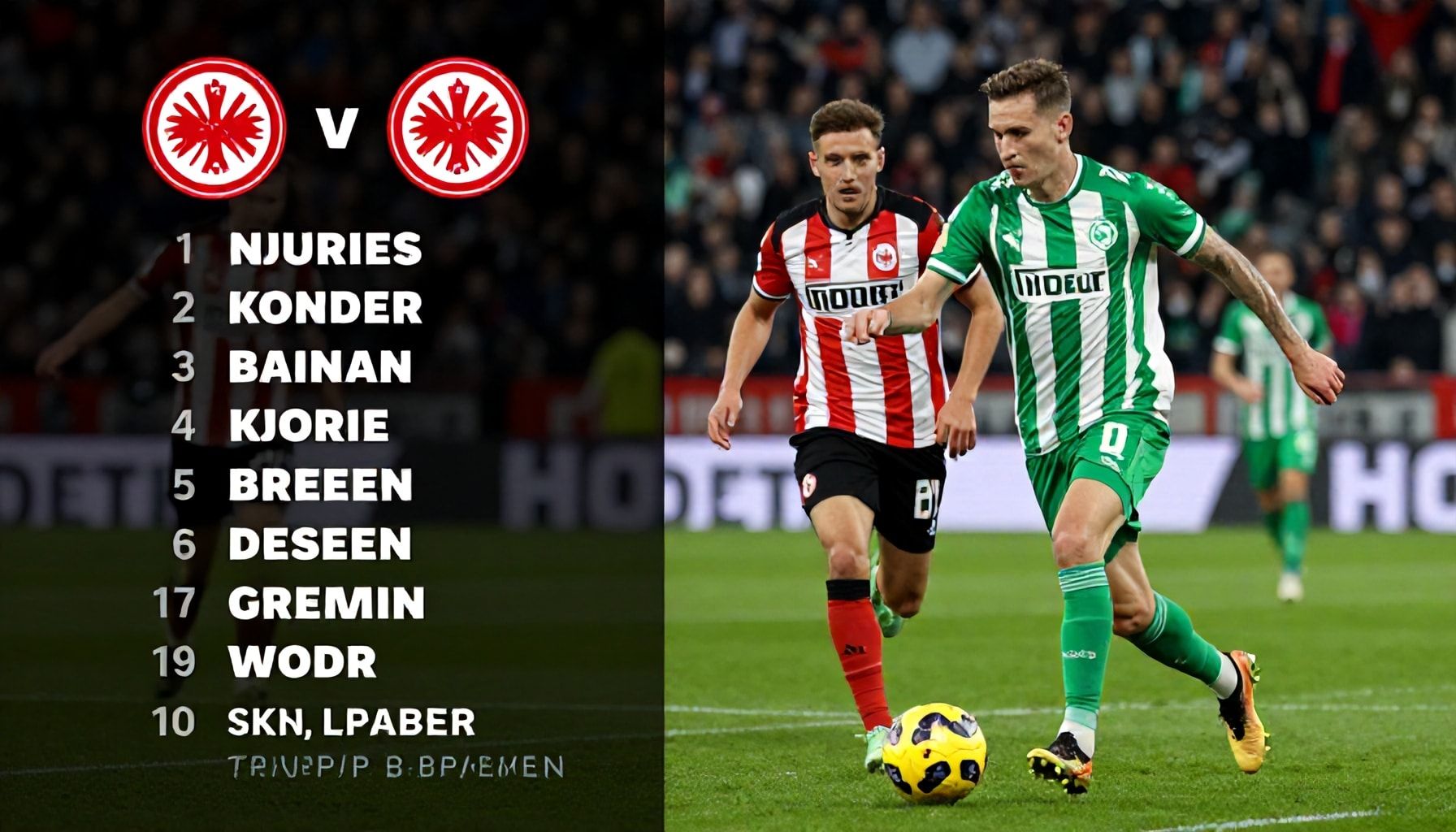 Verletzungen und Ausfälle