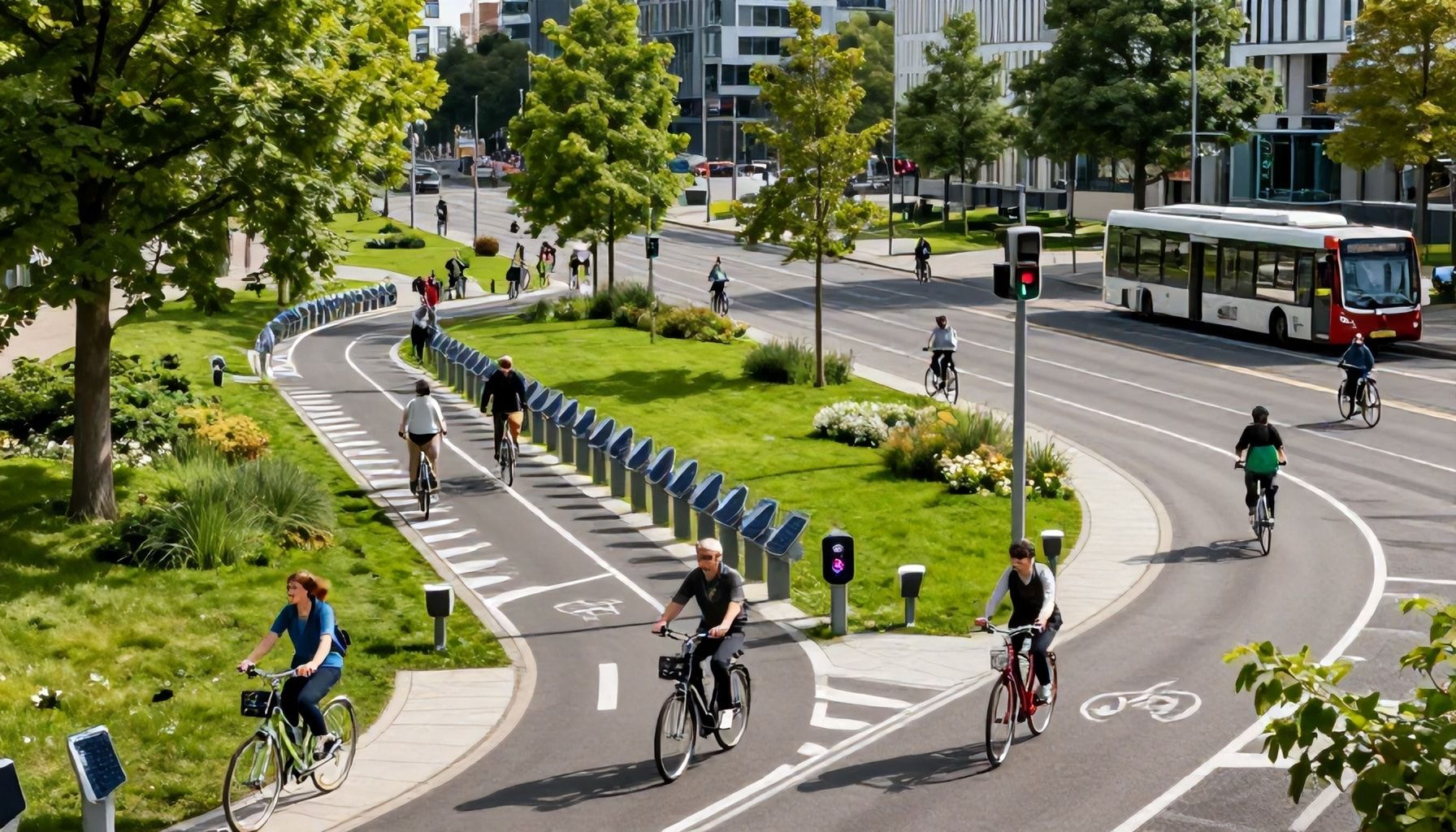 Visionen für die Zukunft der Radinfrastruktur
