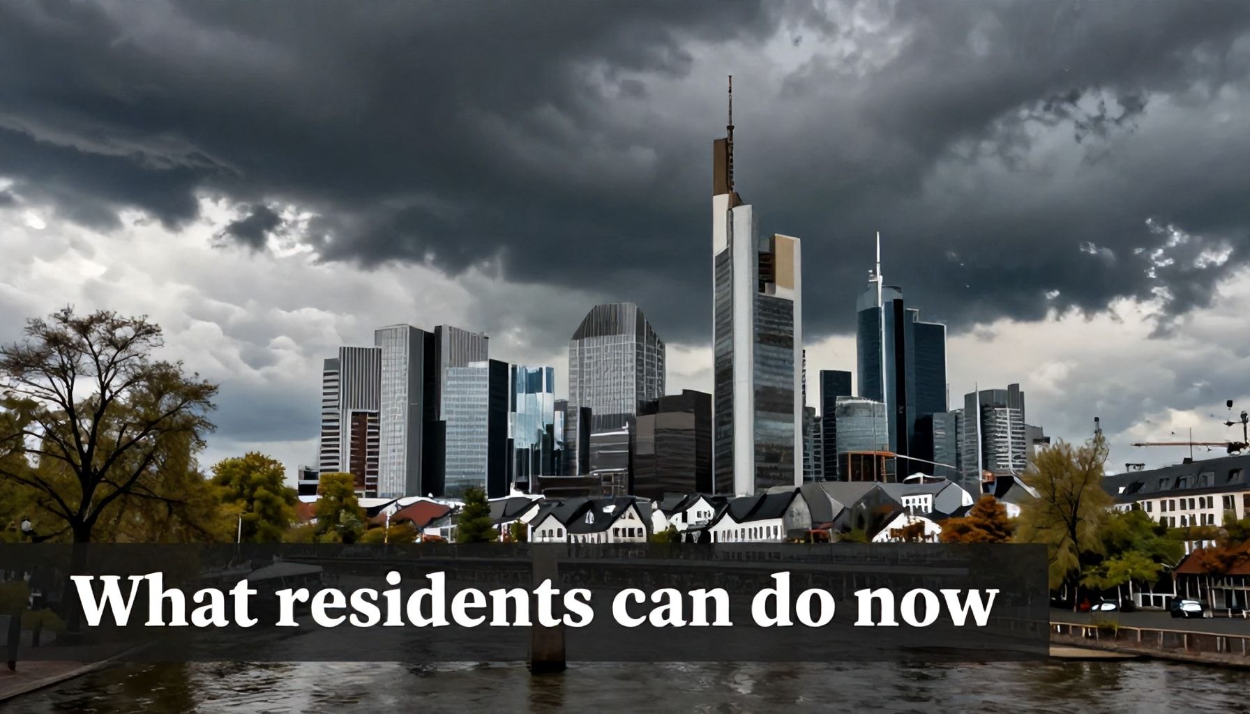 Was Anwohner jetzt tun können