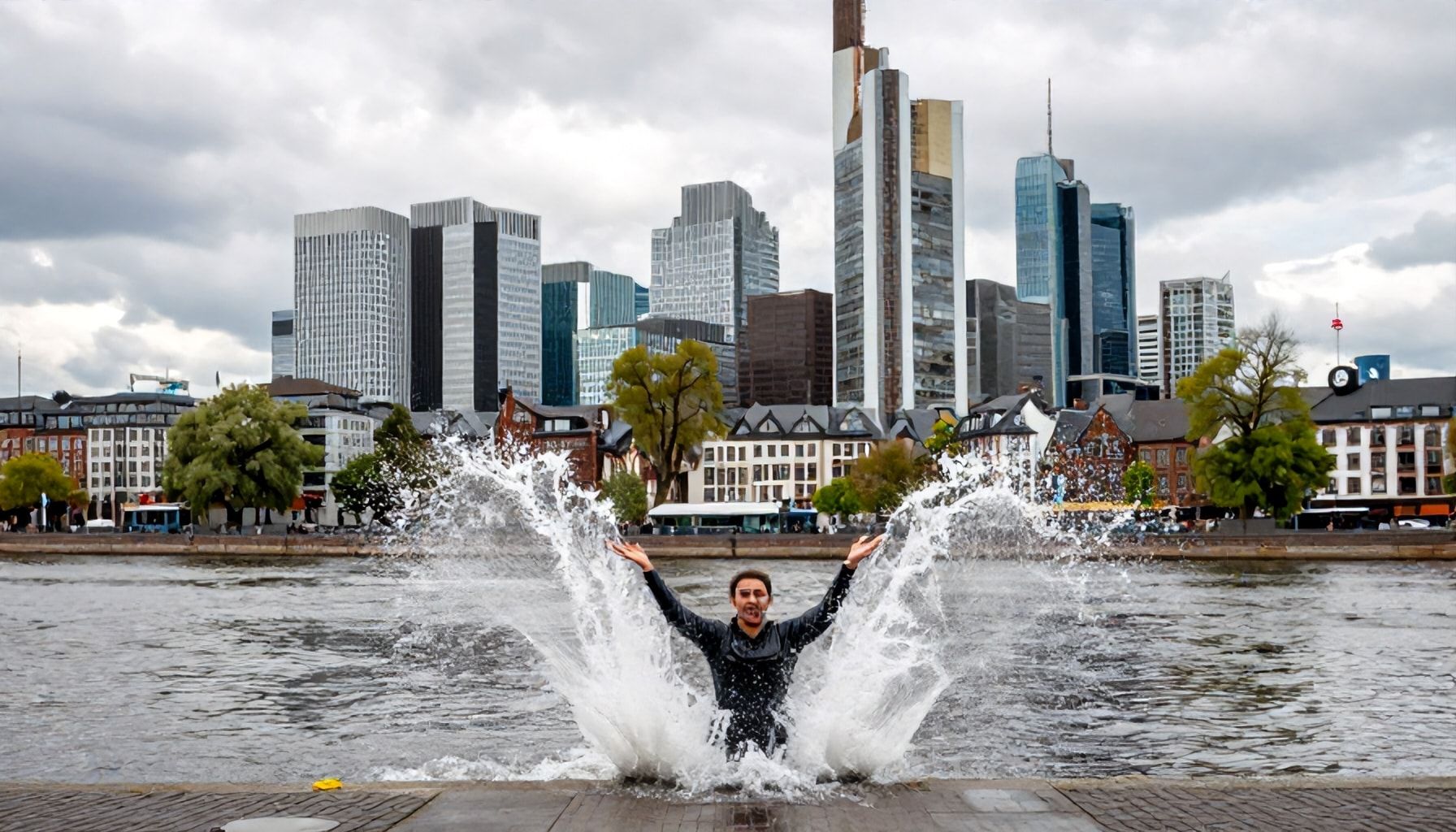 Wasserspaß an Frankfurts Ufern