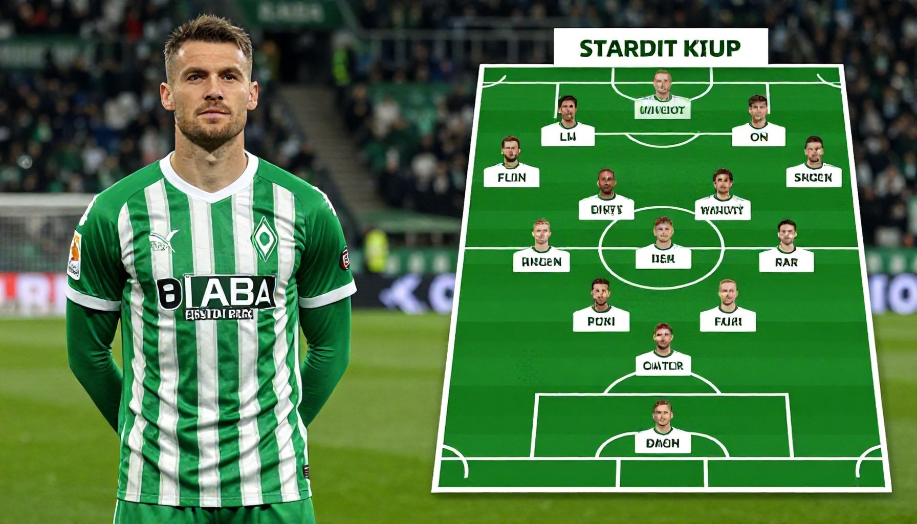 Werder Bremens Startelf im Detail