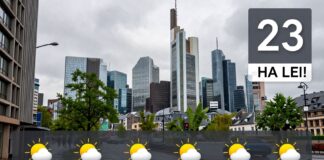 Frankfurts Wetter: 23 Grad und leichter Regen am Nachmittag