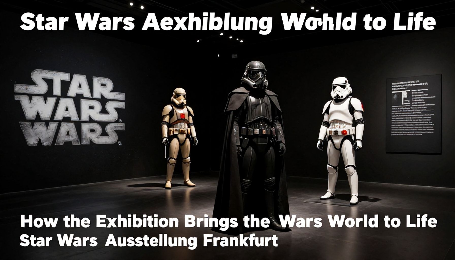 Wie die Ausstellung die Star Wars-Welt zum Leben erweckt