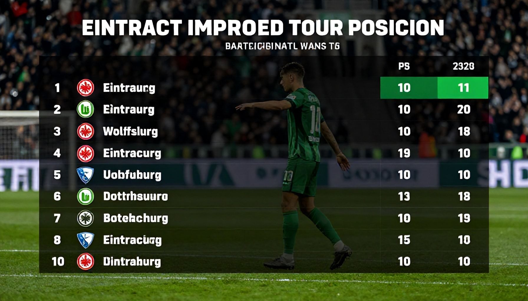 Wie die Eintracht ihre Position verbesserte