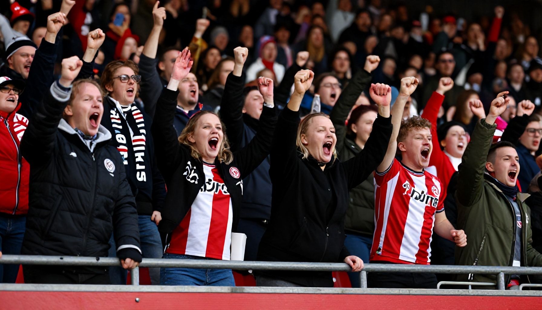 Wie die Fans auf den Sieg reagierten