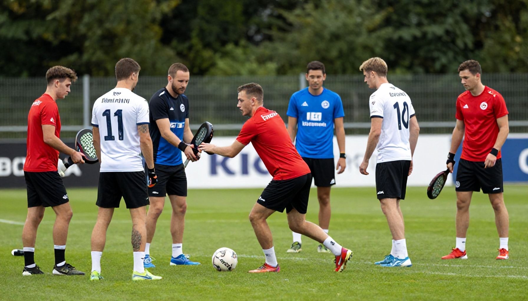 Wie die Mannschaft sich auf das Spiel vorbereitete