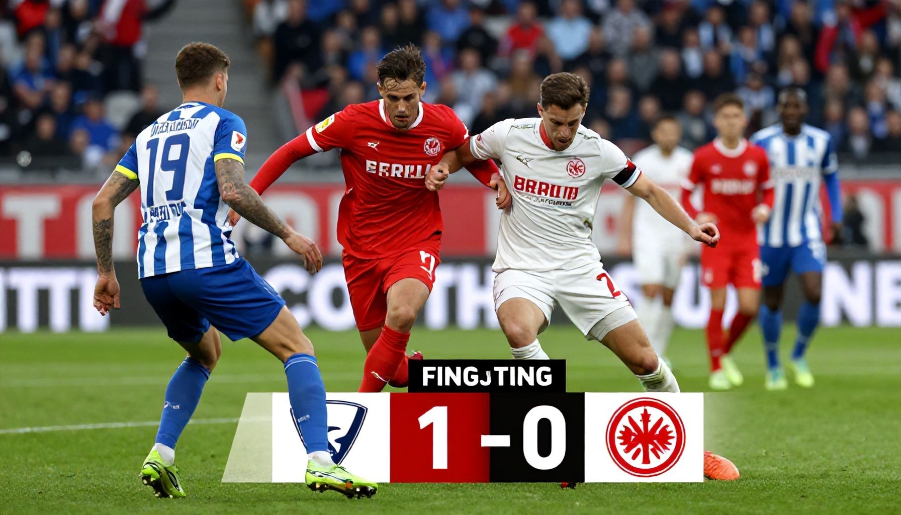 Wie Frankfurt Bochums Abwehr unter Druck setzte