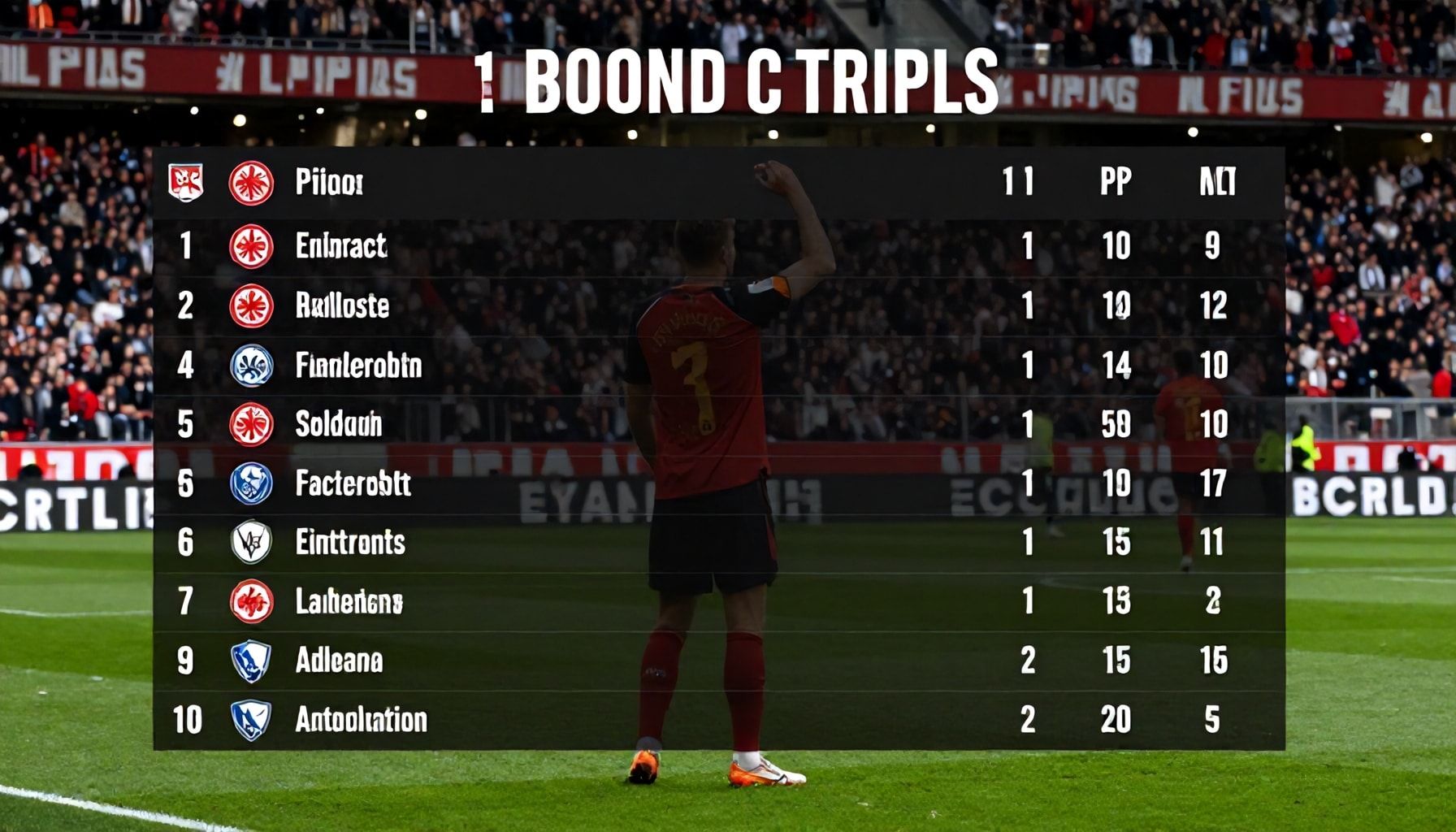 Wie Frankfurt die Tabelle erklimmt