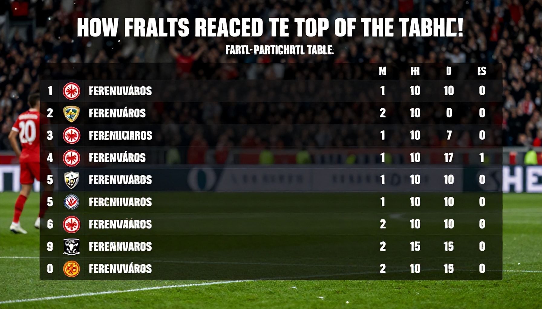 Wie Frankfurt die Tabellenspitze erreicht hat