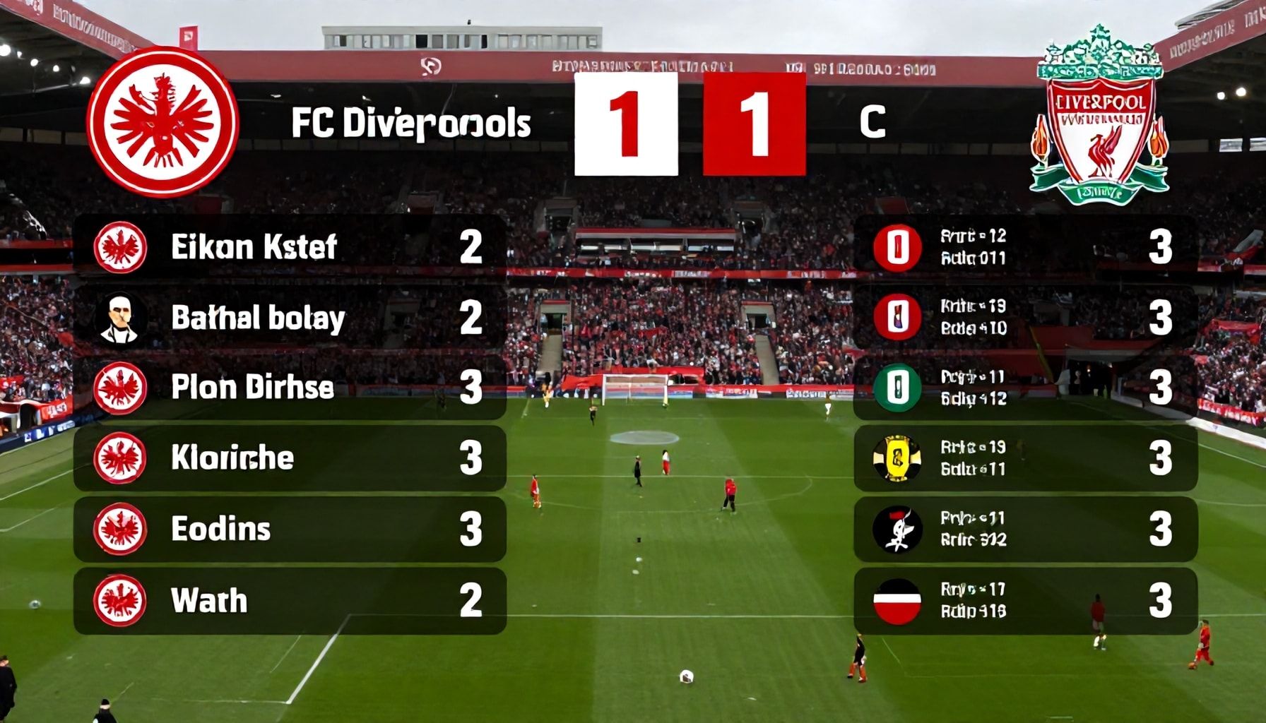 Wie Frankfurt Liverpool kontrollierte