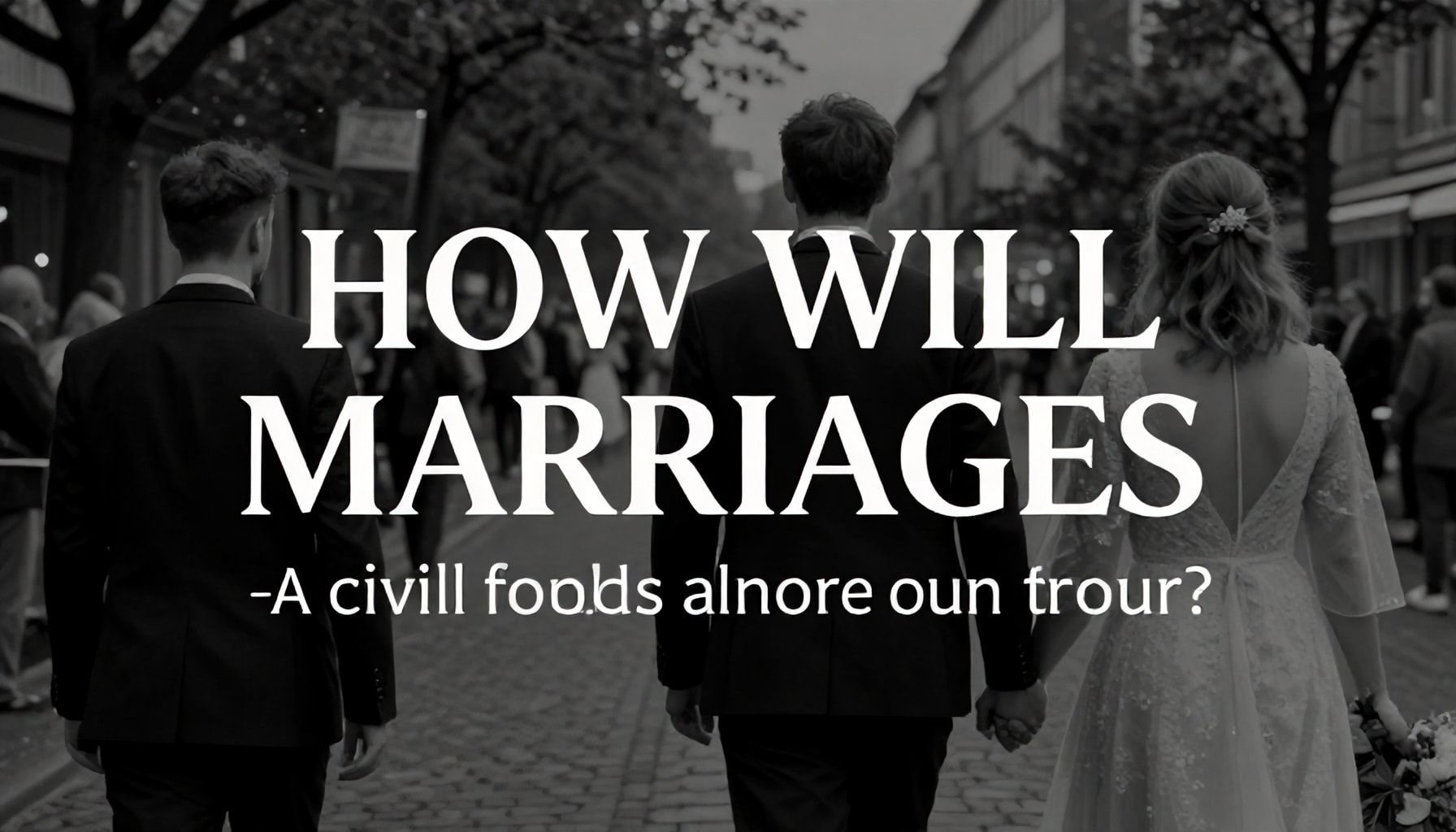 Wie geht es weiter mit den Eheschließungen?