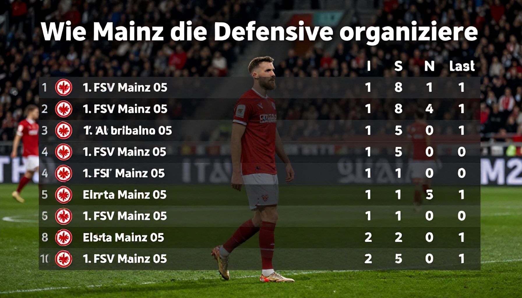 Wie Mainz die Defensive organisierte