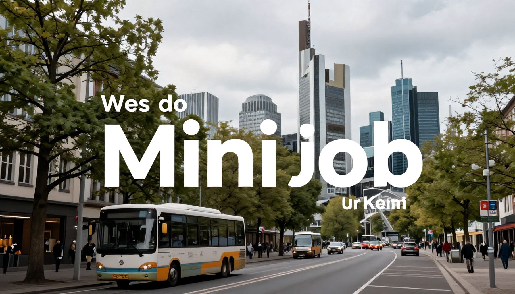 Wie man einen Minijob in Frankfurt findet