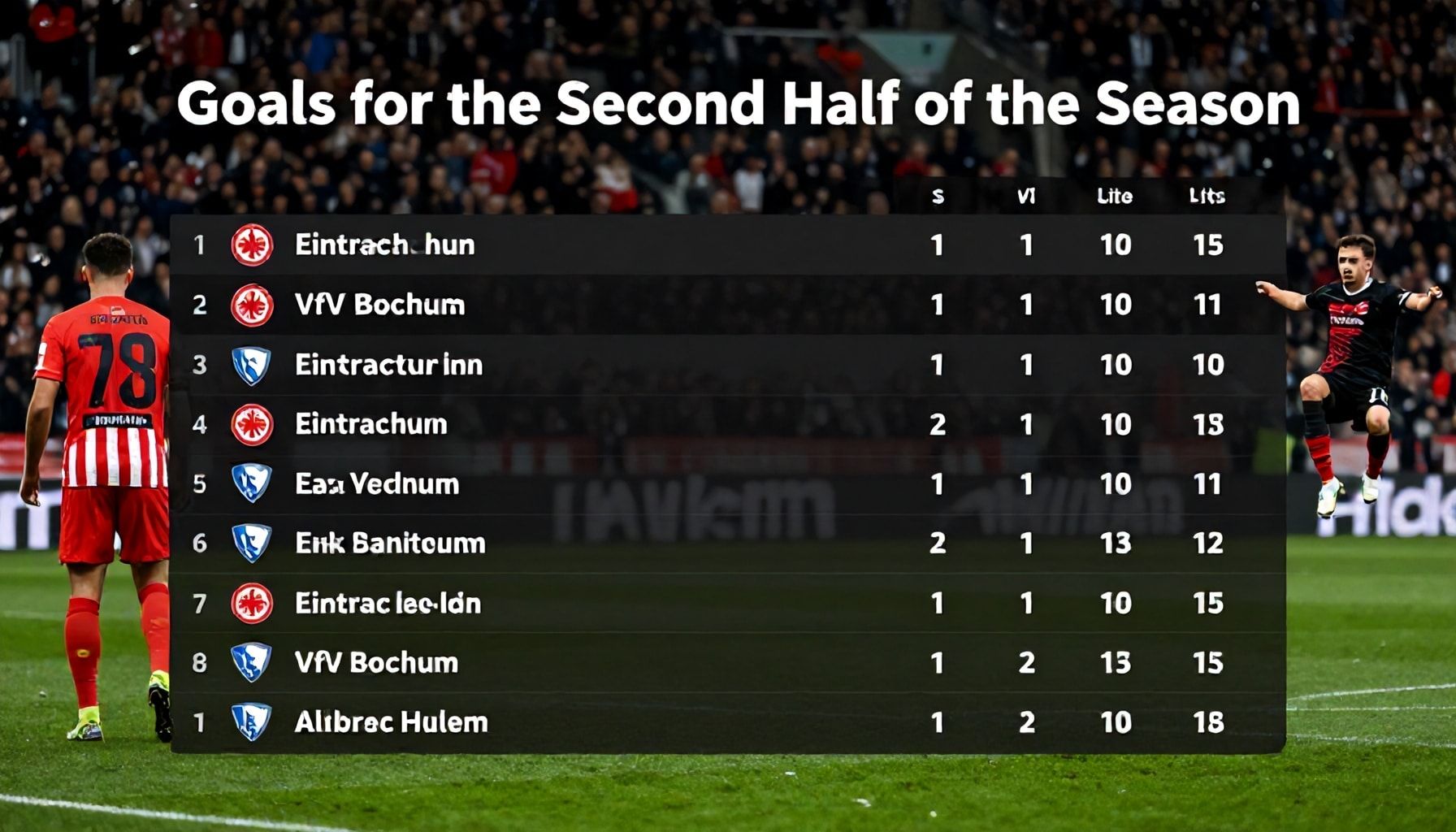 Ziele für die Rückrunde