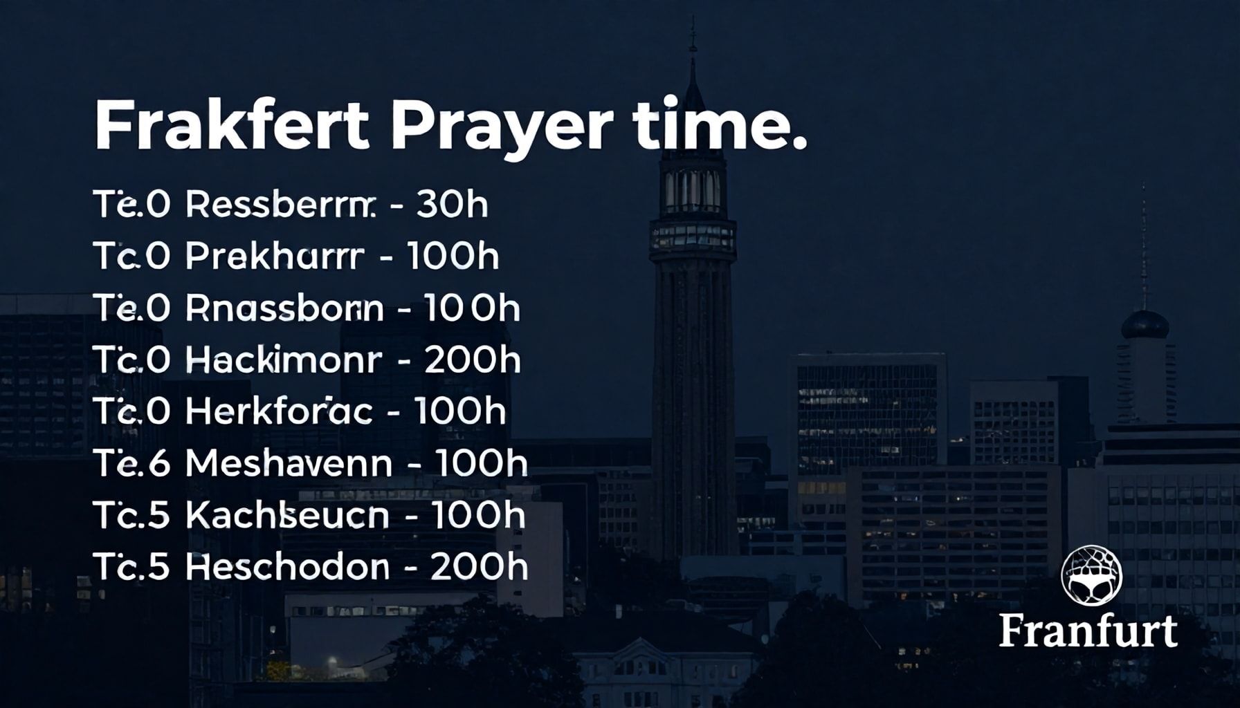 Zukunft der islamischen Gemeinschaft in Frankfurt