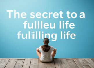 Das Geheimnis eines erfüllten Lebens: Selbstreflexion und persönliches Wachstum The secret to a fulfilling life: self-reflection and personal growth