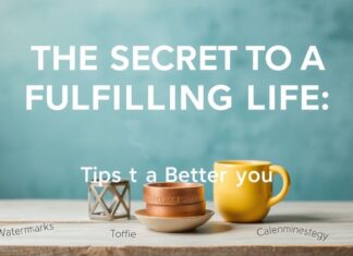 Das Geheimnis eines erfüllten Lebens: Tipps für ein besseres Ich The Secret to a Fulfilling Life: Tips for a Better You