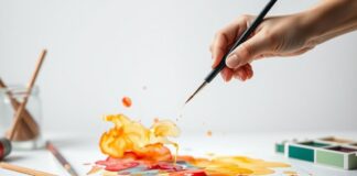 Kreativität entfalten: Wasserfarbenmalerei als entspannende Freizeitbeschäftigung Unfolding creativity: Watercolor painting as a relaxing leisure activity