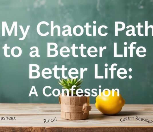 Mein chaotischer Weg zu einem besseren Leben: Ein Geständnis My Chaotic Path to a Better Life: A Confession