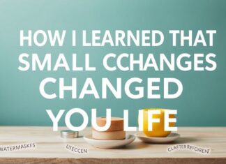 Wie ich lernte, dass kleine Veränderungen mein Leben veränderten How I Learned That Small Changes Changed My Life