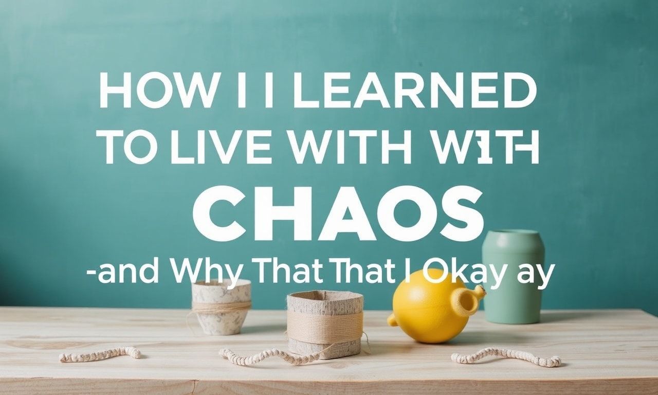 Wie ich lernte, mit dem Chaos zu leben – und warum das okay ist