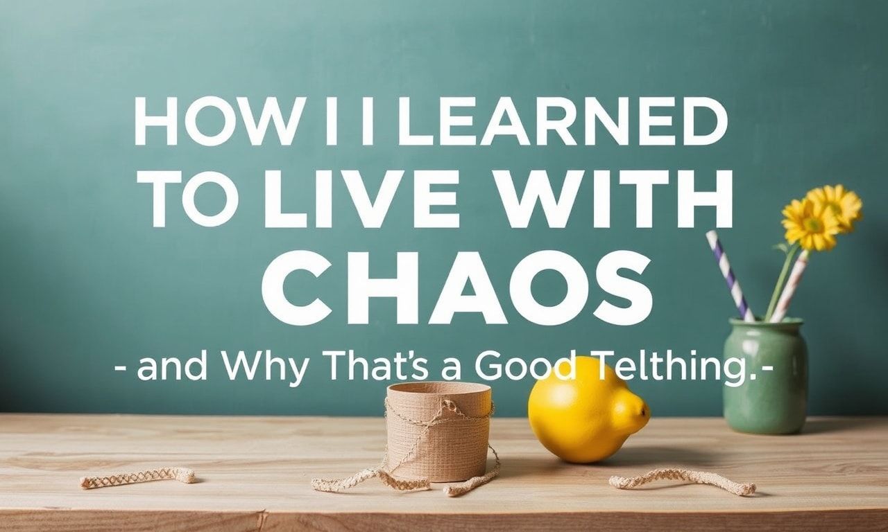 Wie ich lernte, mit dem Chaos zu leben – und warum das gut ist
