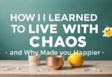 Wie ich lernte, mit dem Chaos zu leben – und warum es mich glücklicher machte How I Learned to Live with Chaos – and Why It Made Me Happier